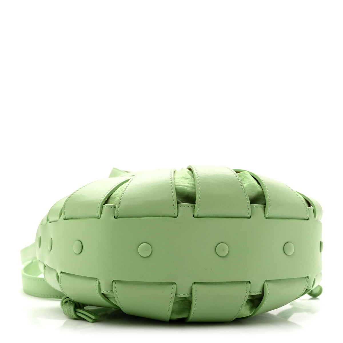 French Calfskin Small Shell Pistachio