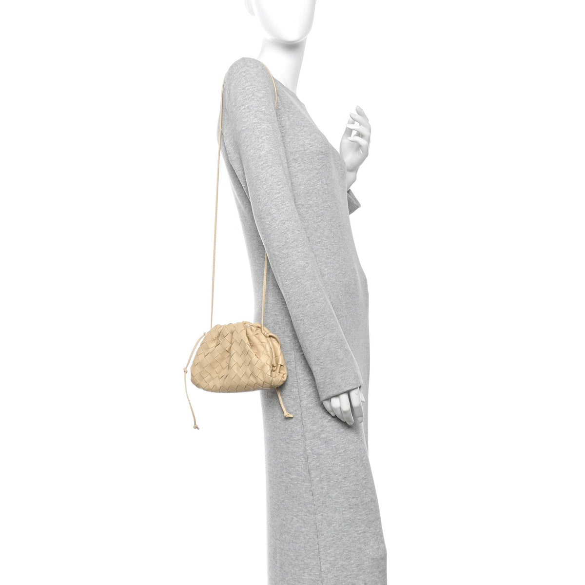 Nappa Intrecciato The Mini Pouch Porridge