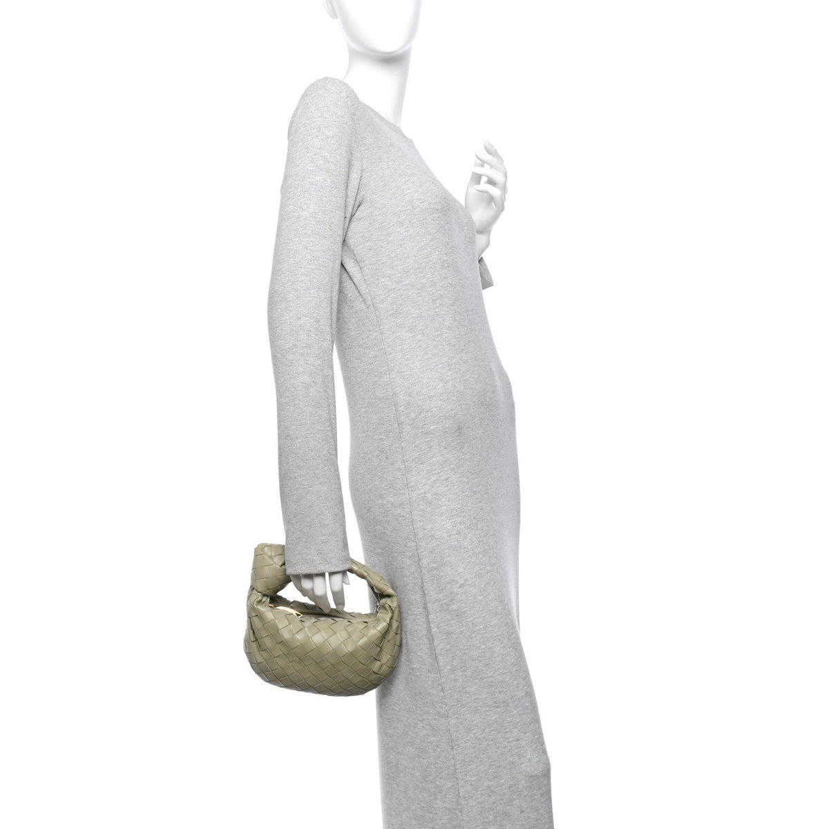 Nappa Intrecciato Mini Jodie Travertine
