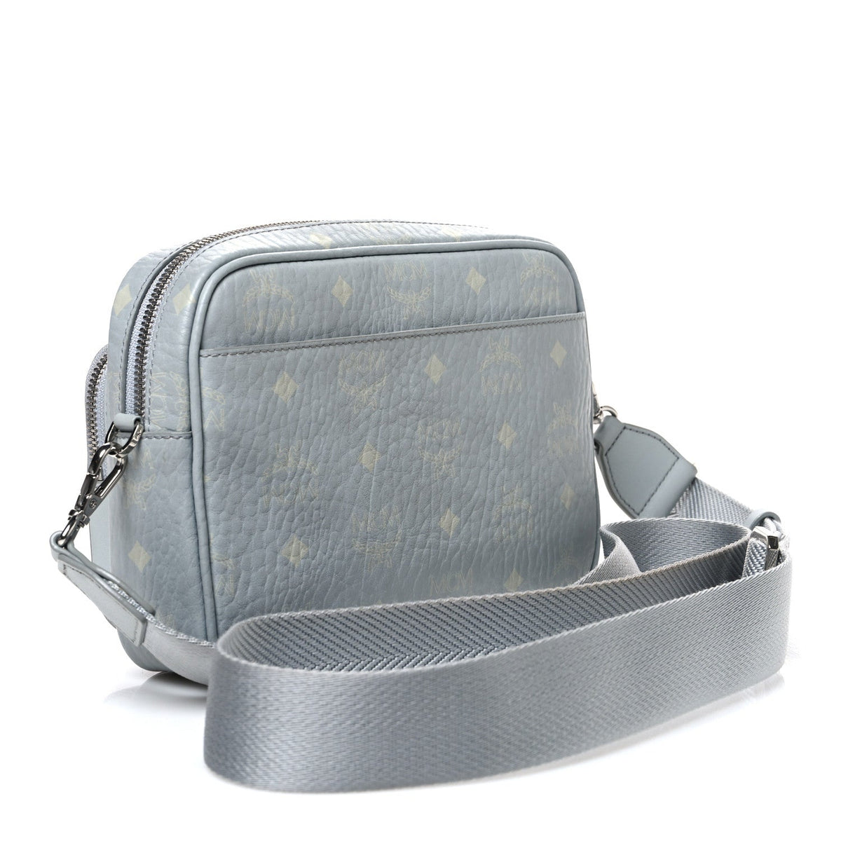 Visetos Monogram Small Aren Crossbody Sky