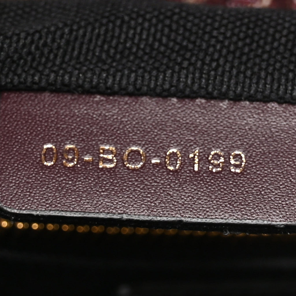 Oblique 30 Montaigne Flap Bag Burgundy