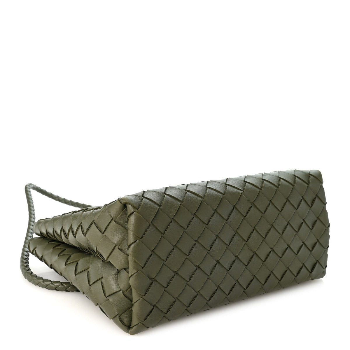 Nappa Intrecciato Small Andiamo Shoulder Bag Pickle