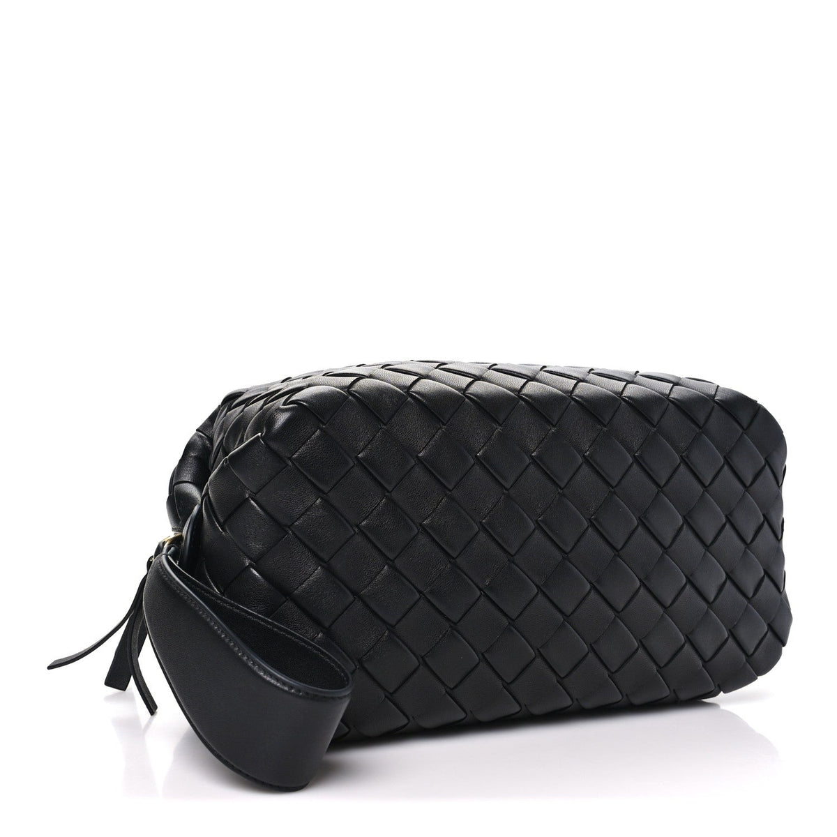 Nappa Intrecciato Gioco Top Handle Bag Black