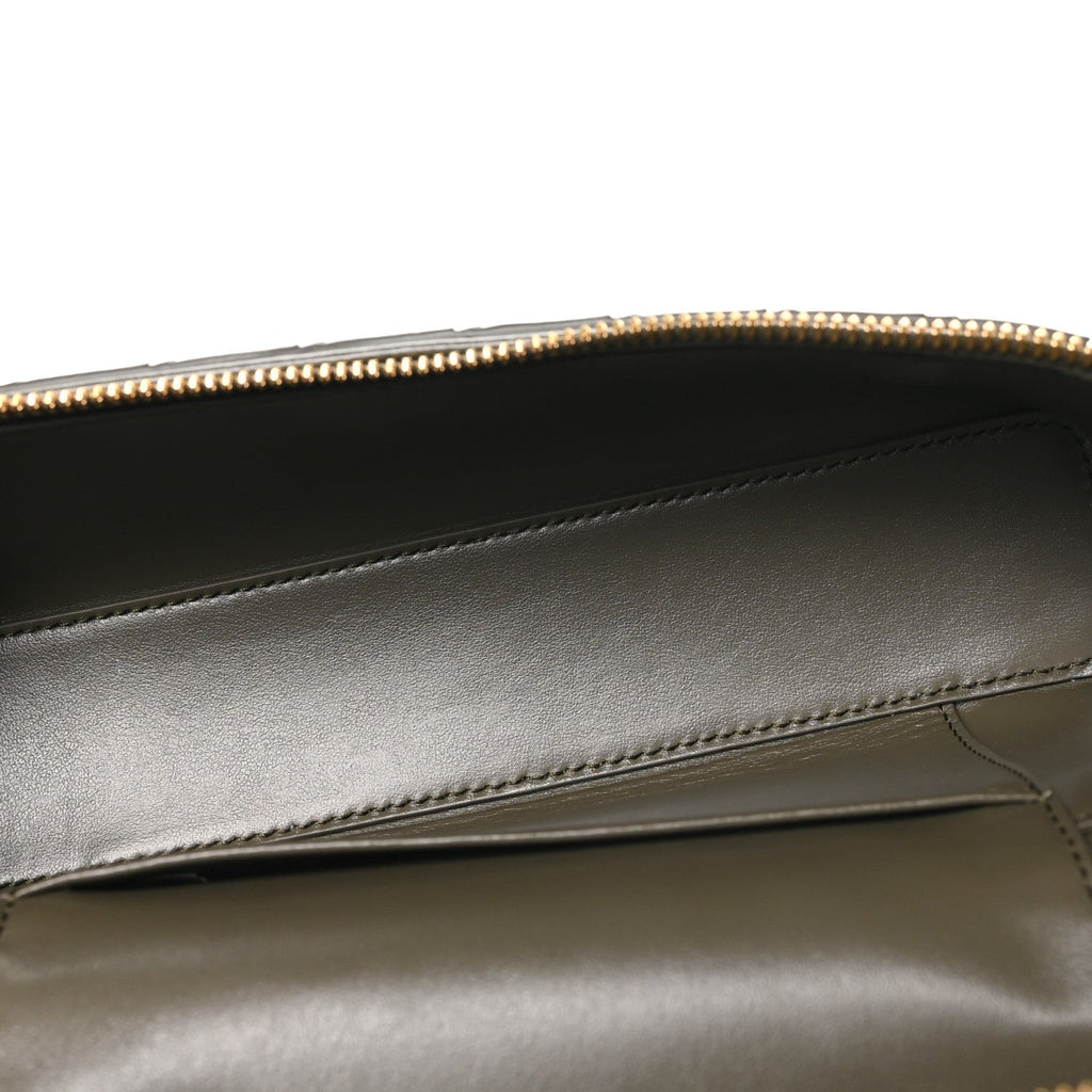 Calfskin Intrecciato Bang Bang Vanity Case Cypress