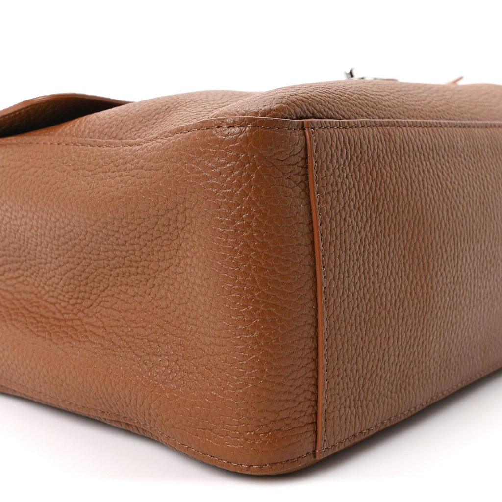 Grained Calfskin Souplissimo Maxi Flap Camel