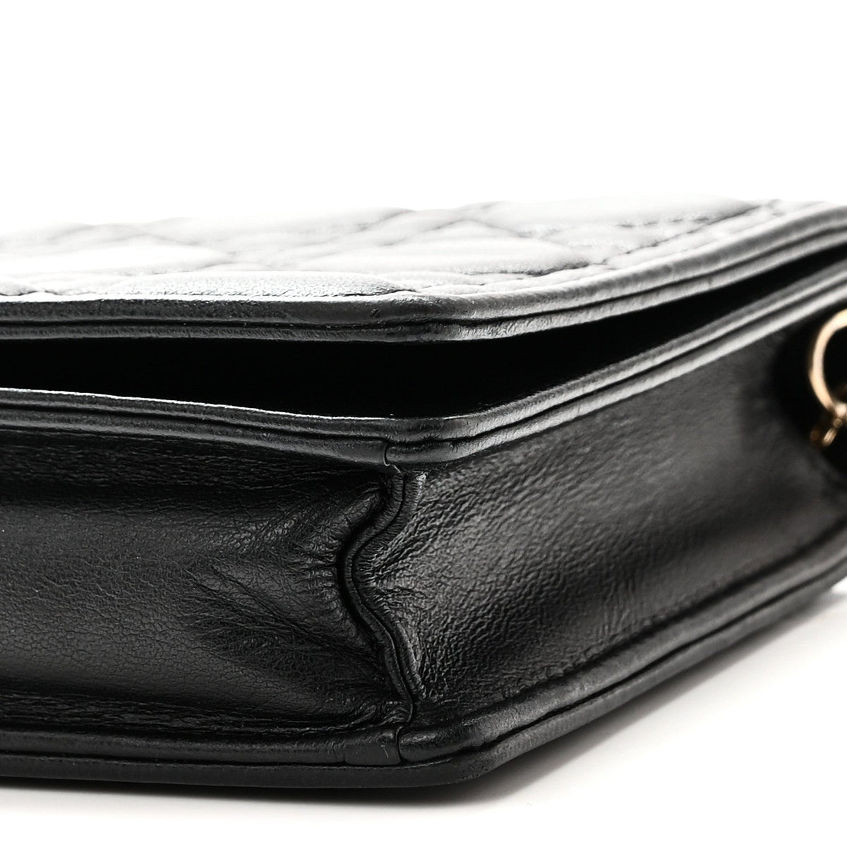 Lambskin Cannage Lady Dior Pouch Black