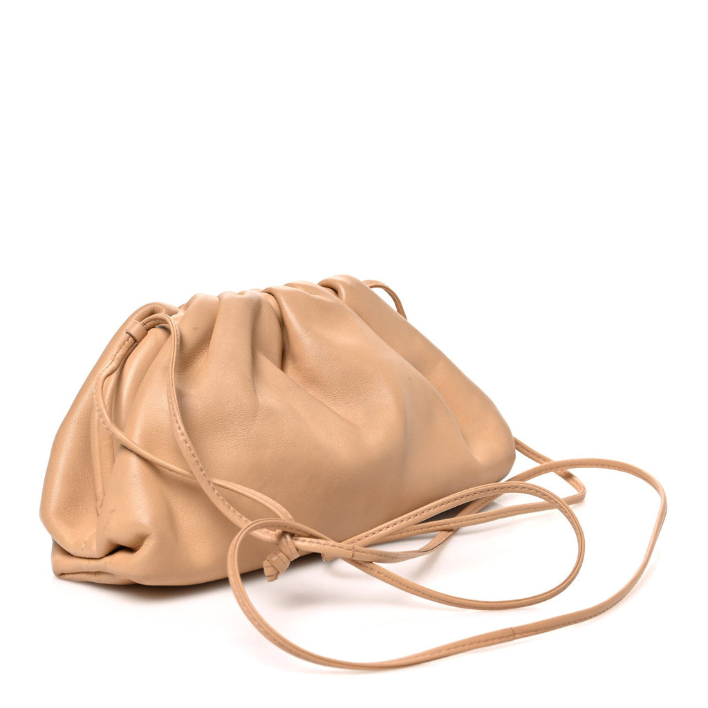 Butter Calfskin The Mini Pouch Almond