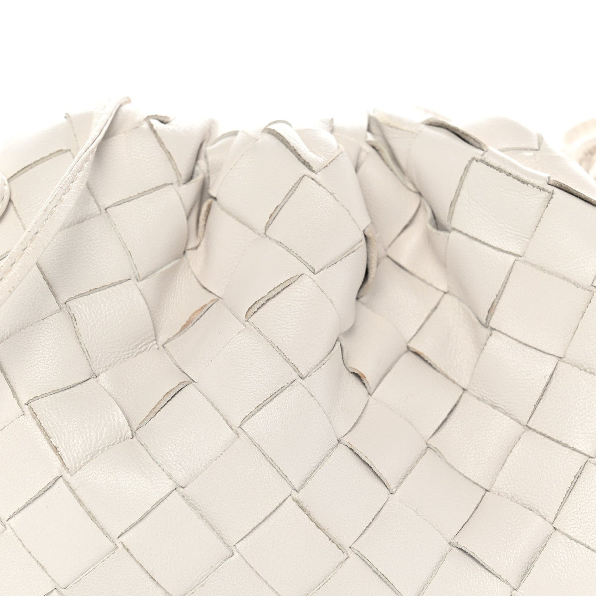 Nappa Intrecciato The Mini Pouch Chalk