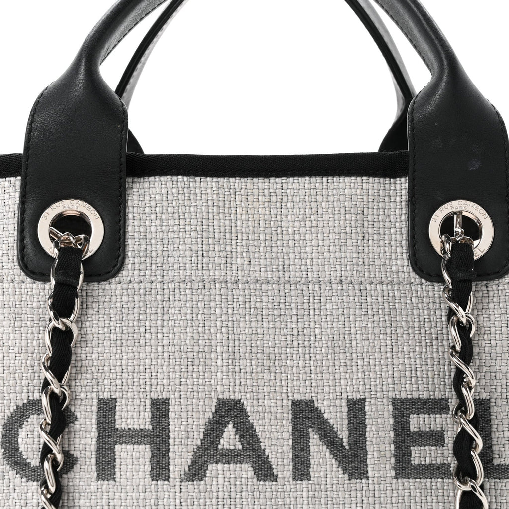 Canvas Deauville Large Tote Grey