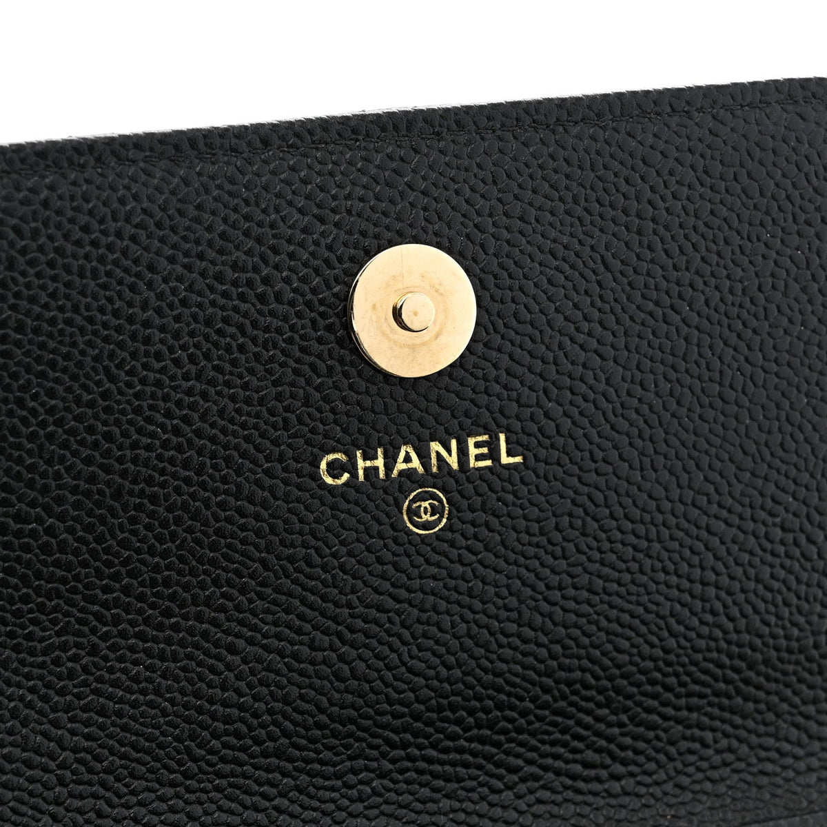 Caviar Quilted Business Affinity Clutch With Chain Black