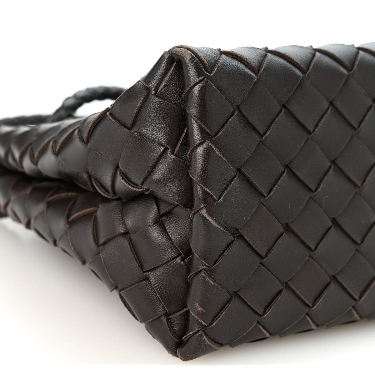Nappa Intrecciato Small Andiamo Shoulder Bag Fondant