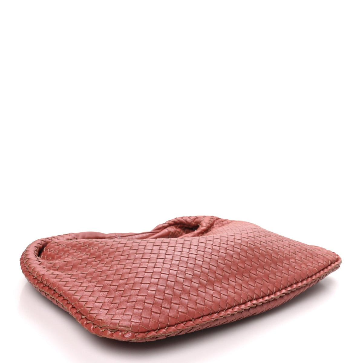 Nappa Intrecciato Large Veneta Hobo Brique
