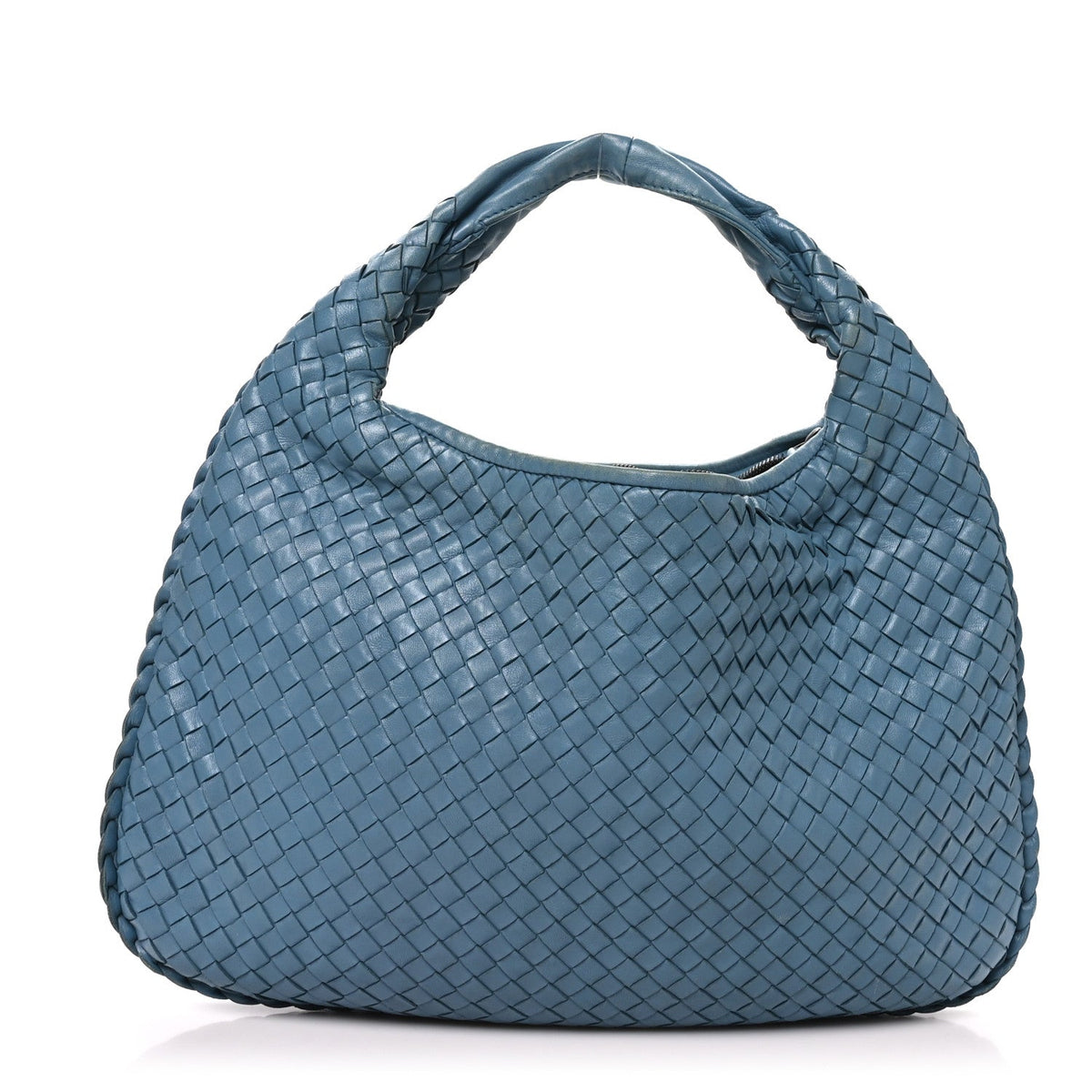 Nappa Intrecciato Medium Veneta Hobo Oceano