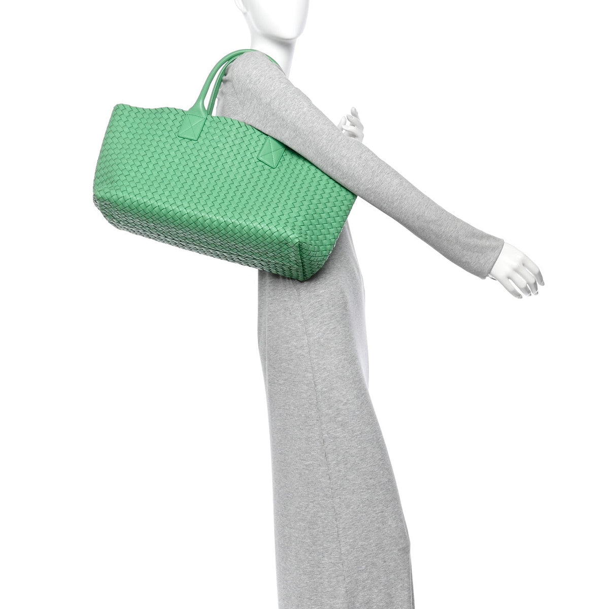 Nappa Intrecciato Medium Cabat Green