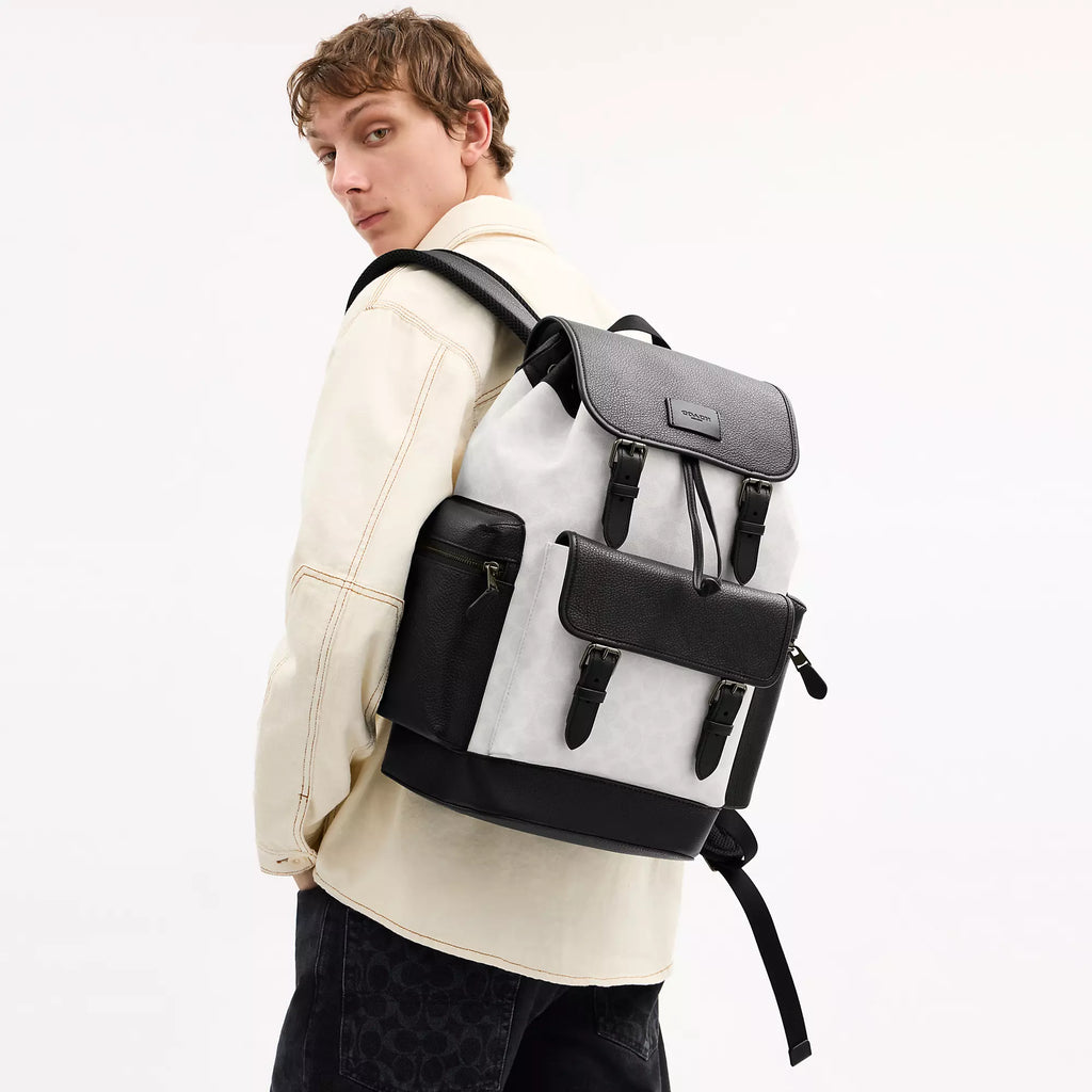 Coach Outlet Sprint Backpack In Colorblock Signature Canvas