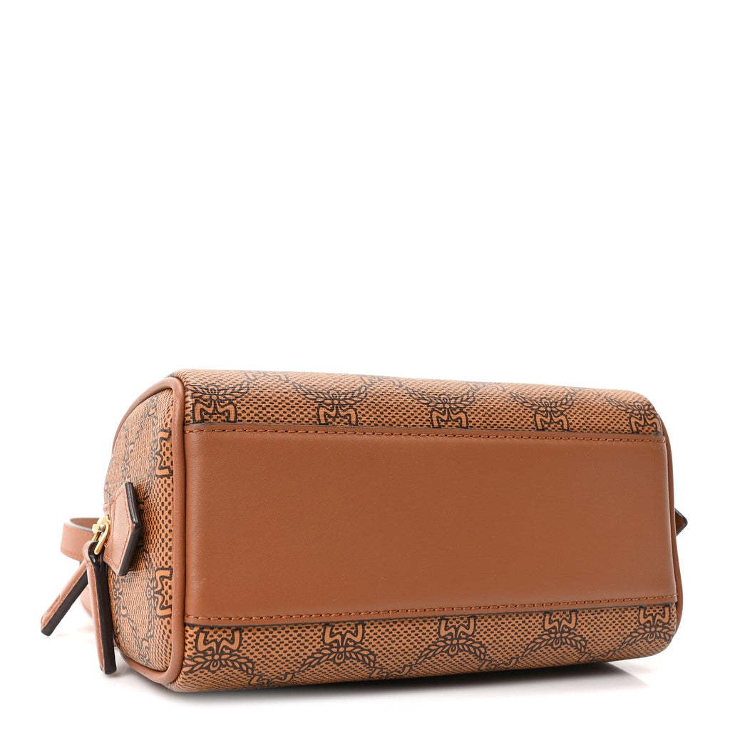 Lauretos Nappa Mini Ella Boston Bag Cognac