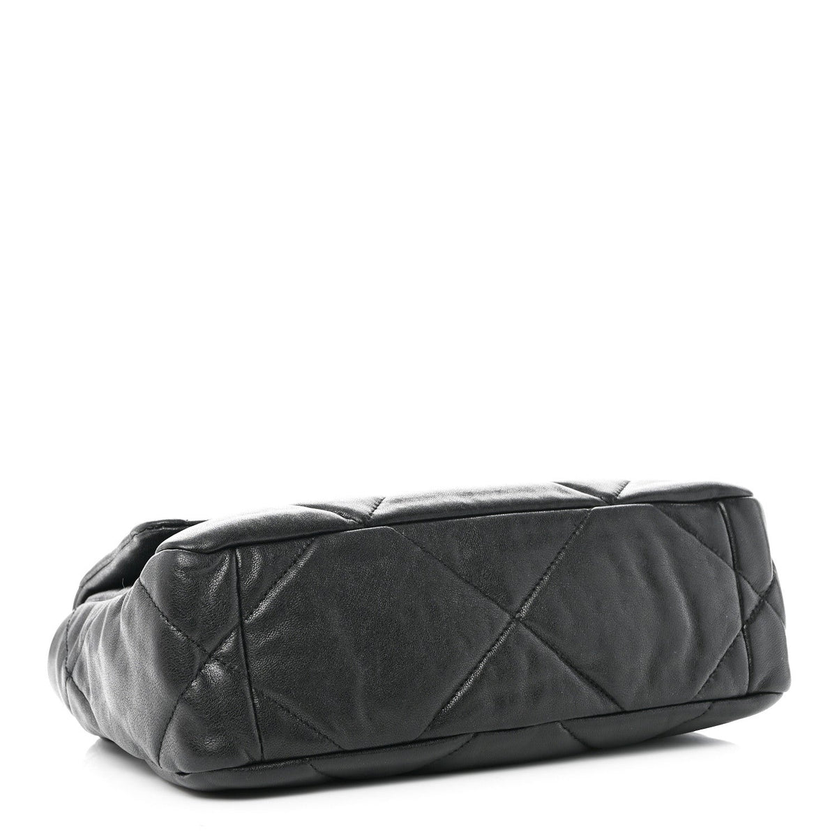 Lambskin Quilted Medium Chanel 19 Flap Black