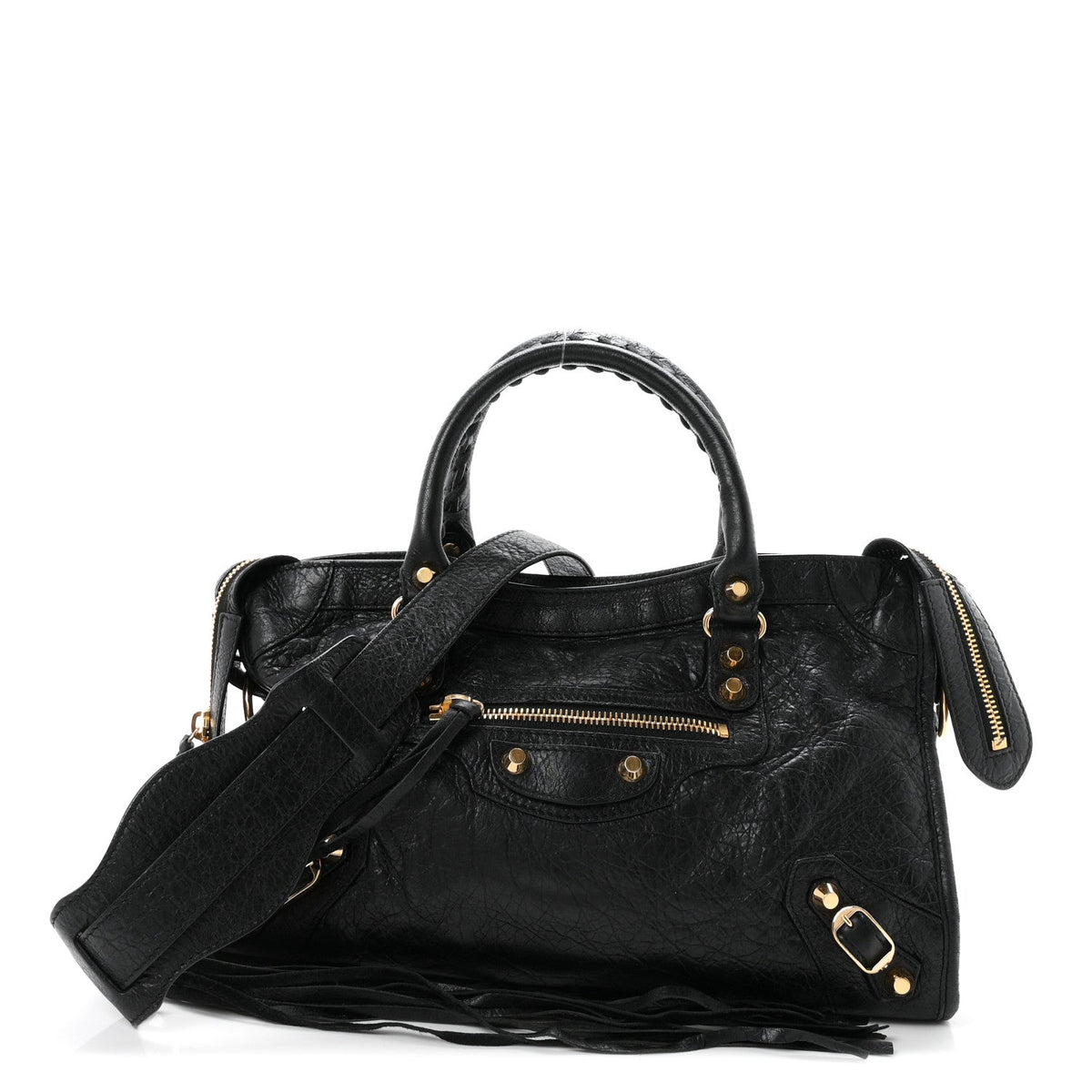 Agneau Classic Gold Hardware S City Black
