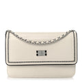 Lambskin Reissue Wallet On Chain WOC White