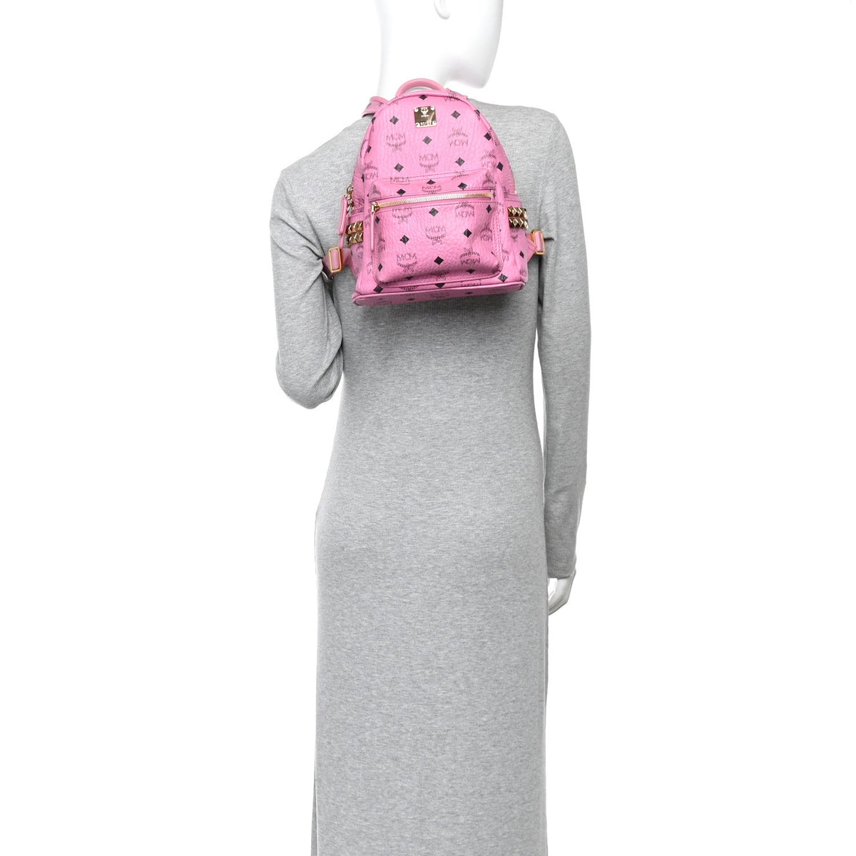 Visetos Side Stud Mini Stark Backpack Pink