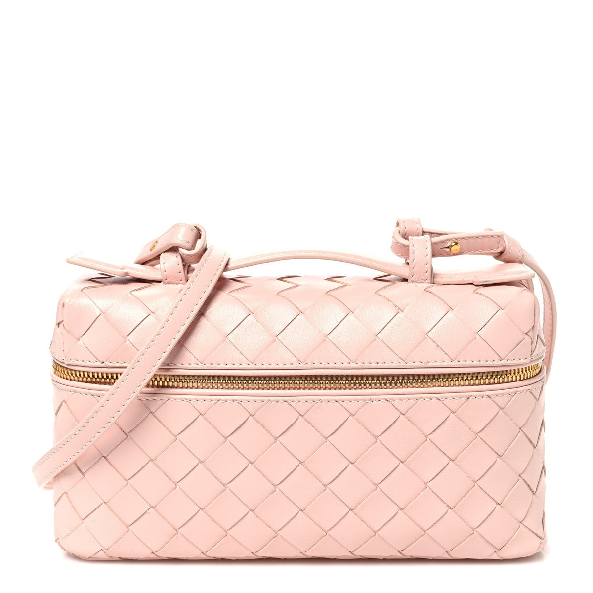 Calfskin Intrecciato Bang Bang Vanity Case Cameo