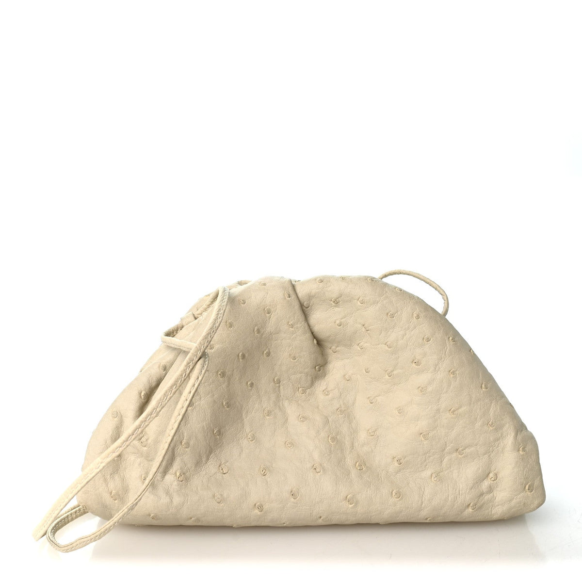 Ostrich The Mini Pouch White