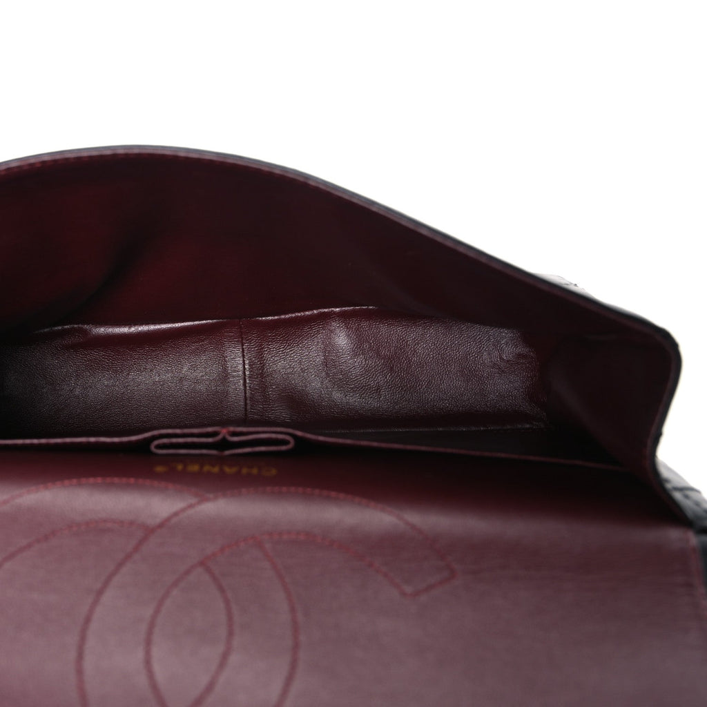 Aged Calfskin Quilted 2.55 Reissue 225 Flap Black