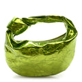 Metallic Crushed Calfskin Mini Jodie  Chlorophyll