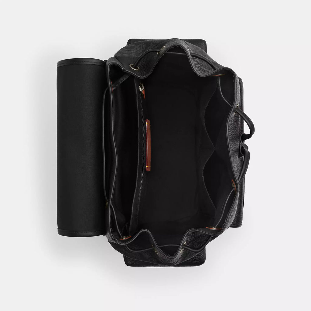 Coach Outlet Sprint Backpack In Signature Canvas With Patches