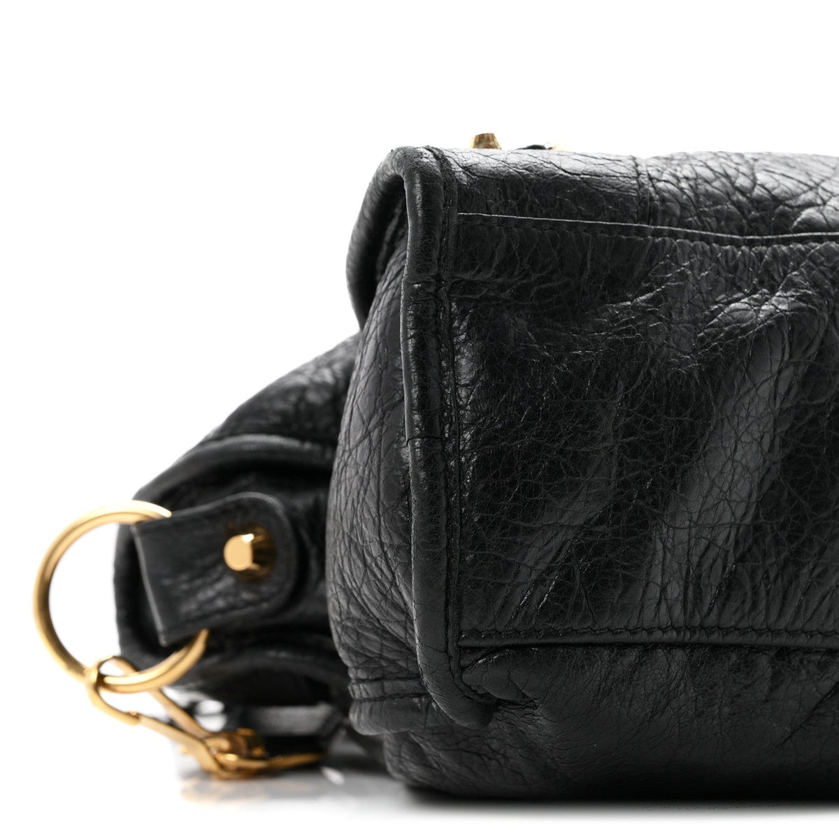 Agneau Classic Gold Hardware S City Black