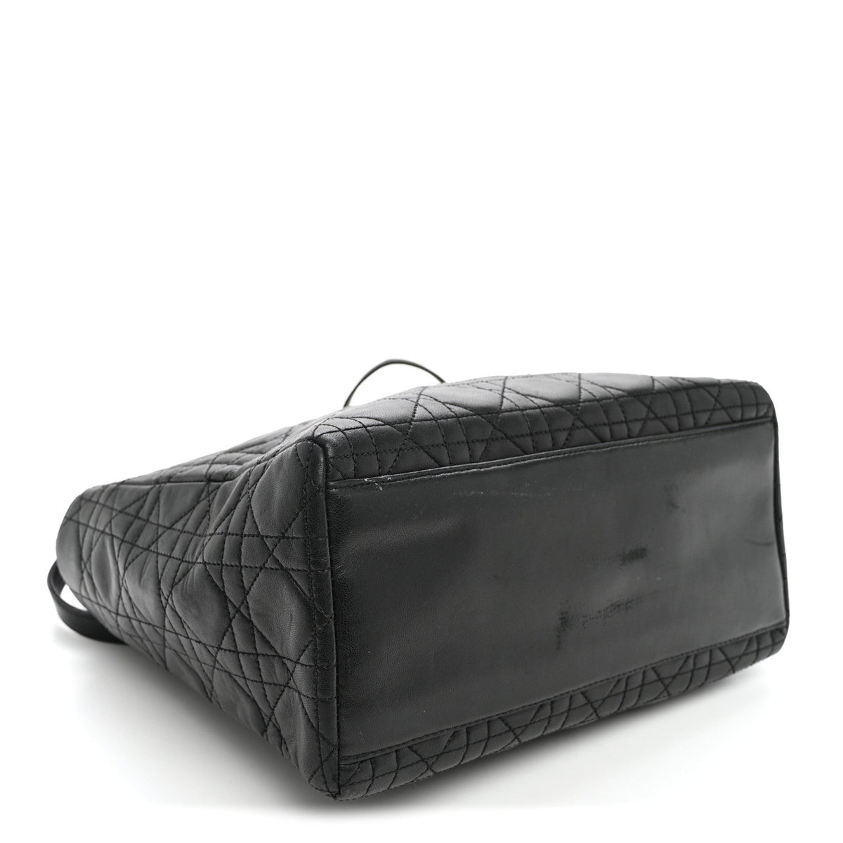 Lambskin Cannage Medium Lady Dior Black