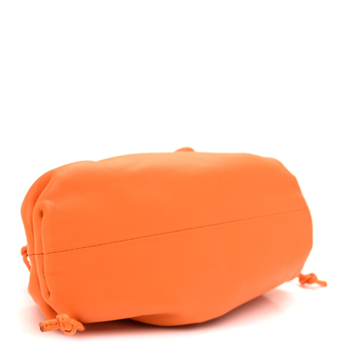 Butter Calfskin The Mini Pouch Tangerine
