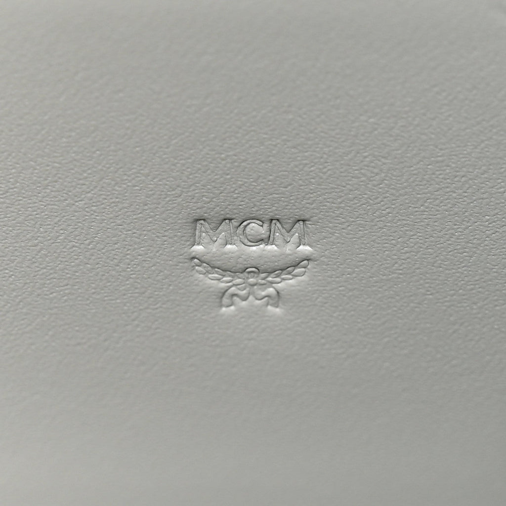 Metallic Visetos Aren VI Zip Around Wallet Silver