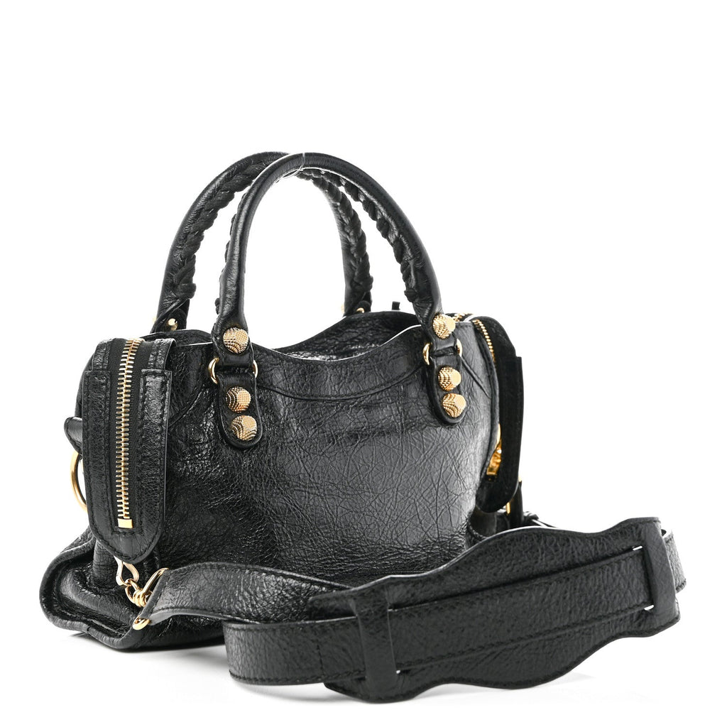 Agneau Giant 12 Gold Hardware Mini City Black