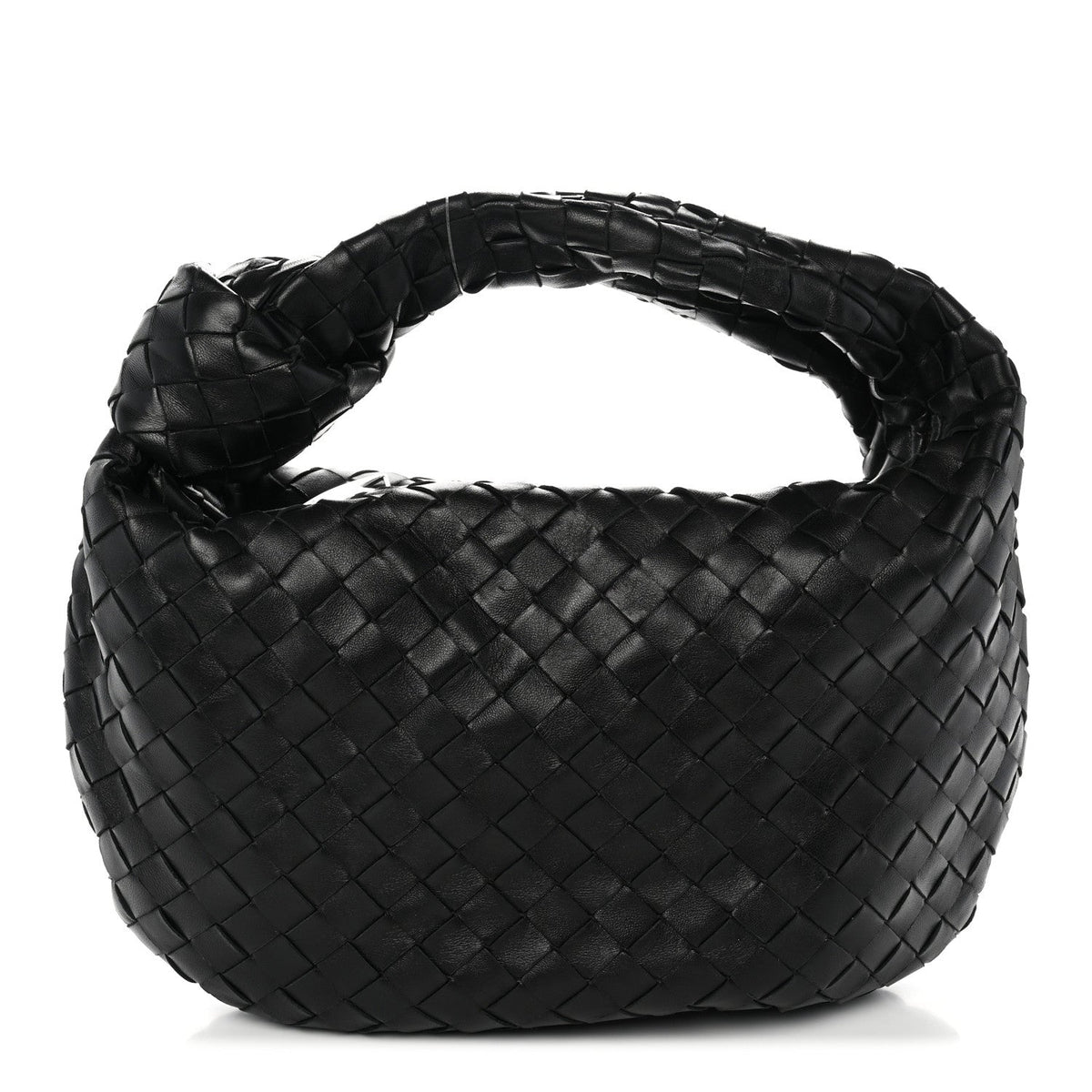 Nappa Intrecciato Teen Jodie Hobo Black