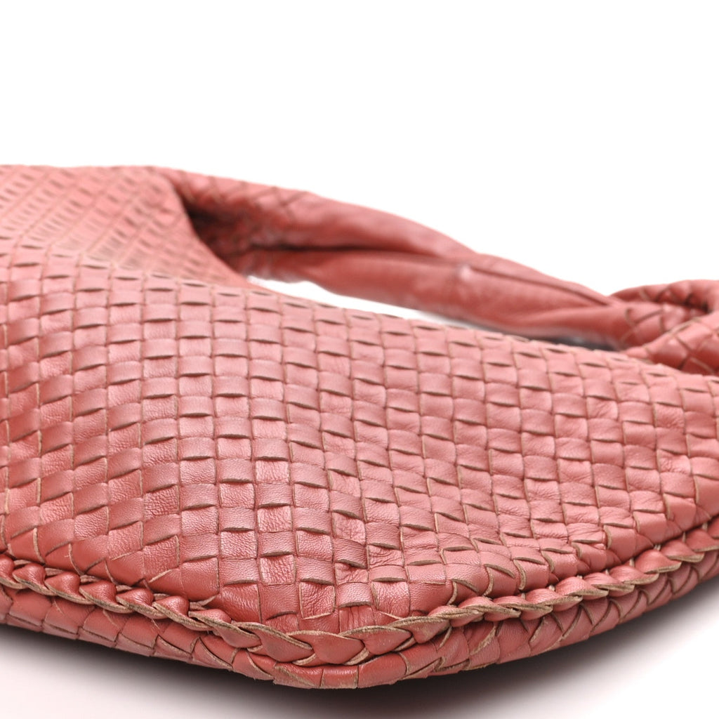 Nappa Intrecciato Large Veneta Hobo Brique