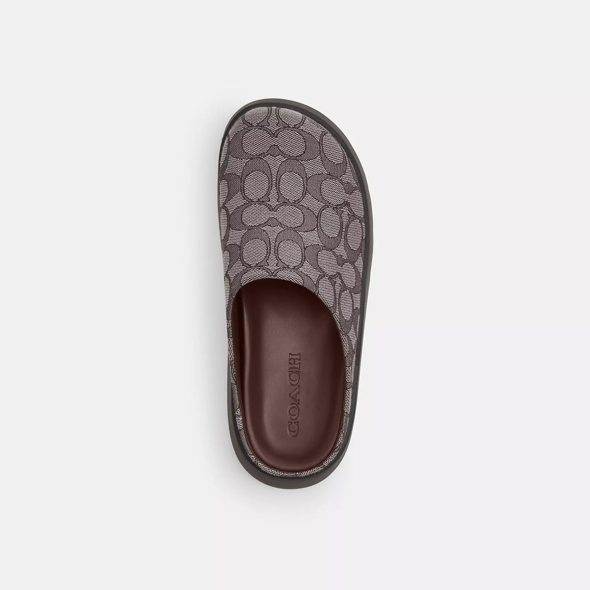 Coach Outlet Link Mule In Signature Jacquard