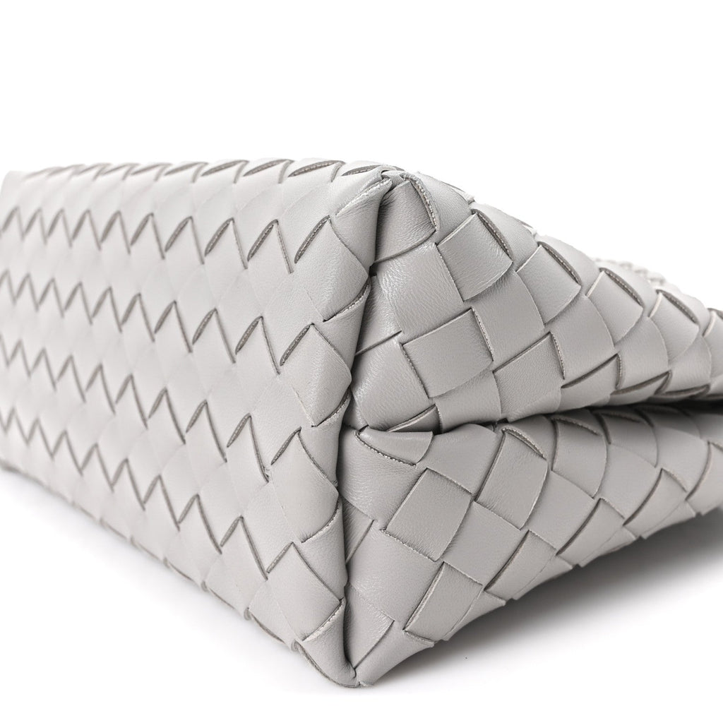 Nappa Intrecciato Small Andiamo Shoulder Bag Sterling