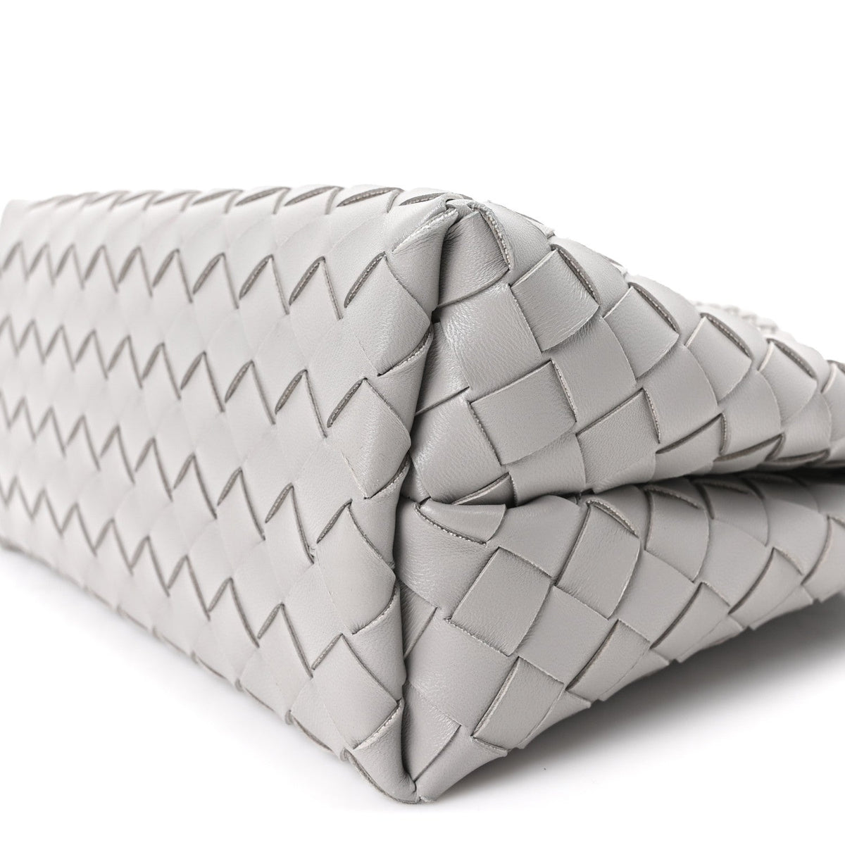 Nappa Intrecciato Small Andiamo Shoulder Bag Sterling