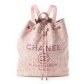 Canvas Large Deauville Backpack Pink