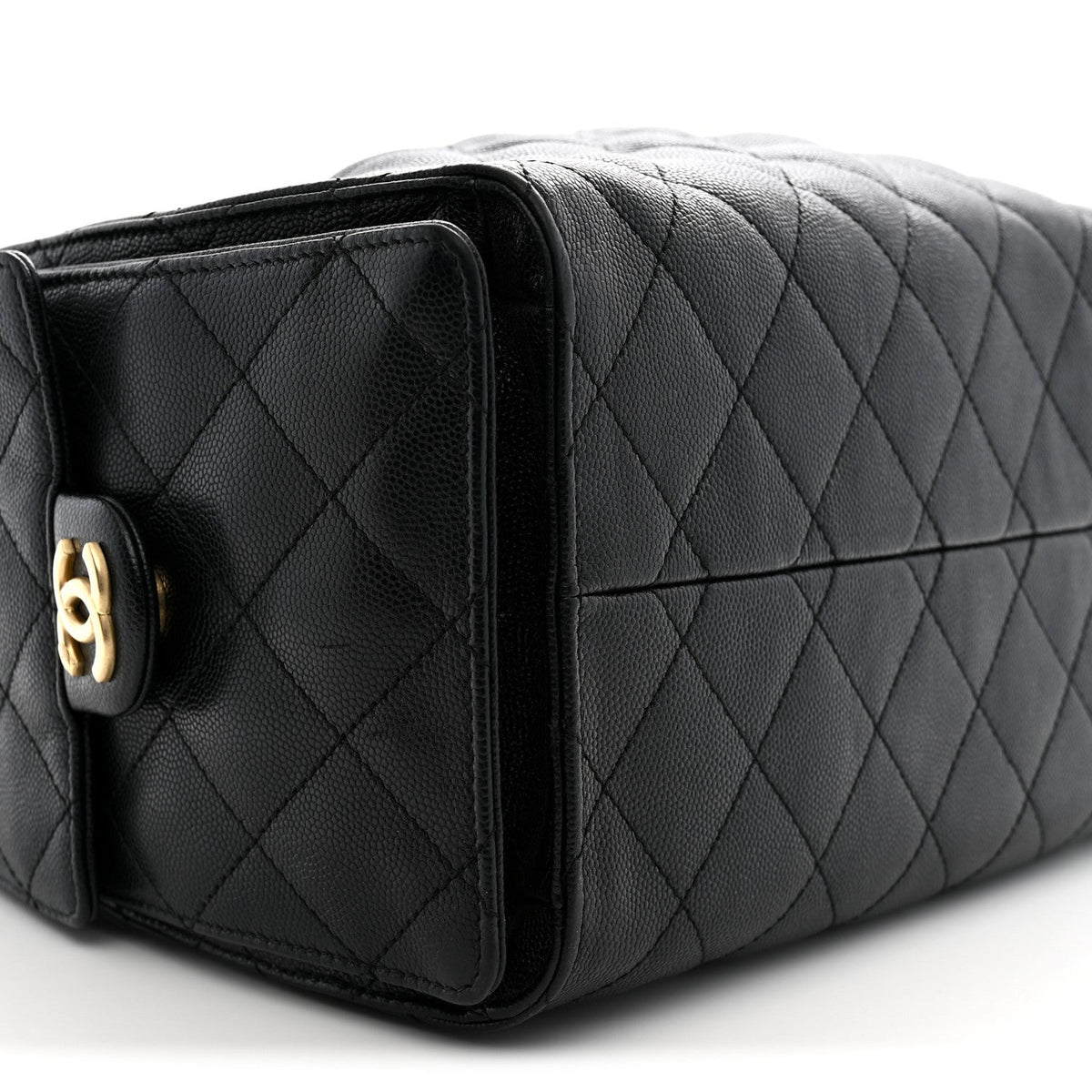 Caviar Quilted Small Chanel 25 Handbag Black