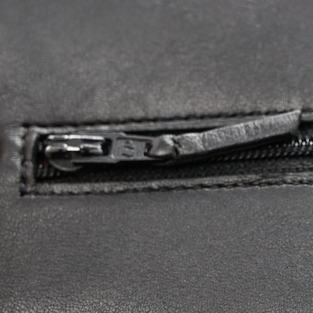 Lambskin Quilted Wallet On Chain WOC Black