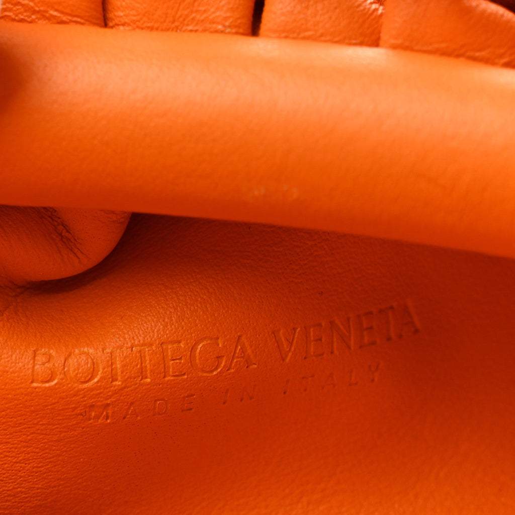 Butter Calfskin The Mini Pouch Light Orange