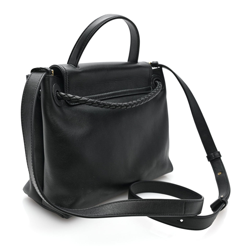 Silky Calfskin Small Ciao Ciao Black