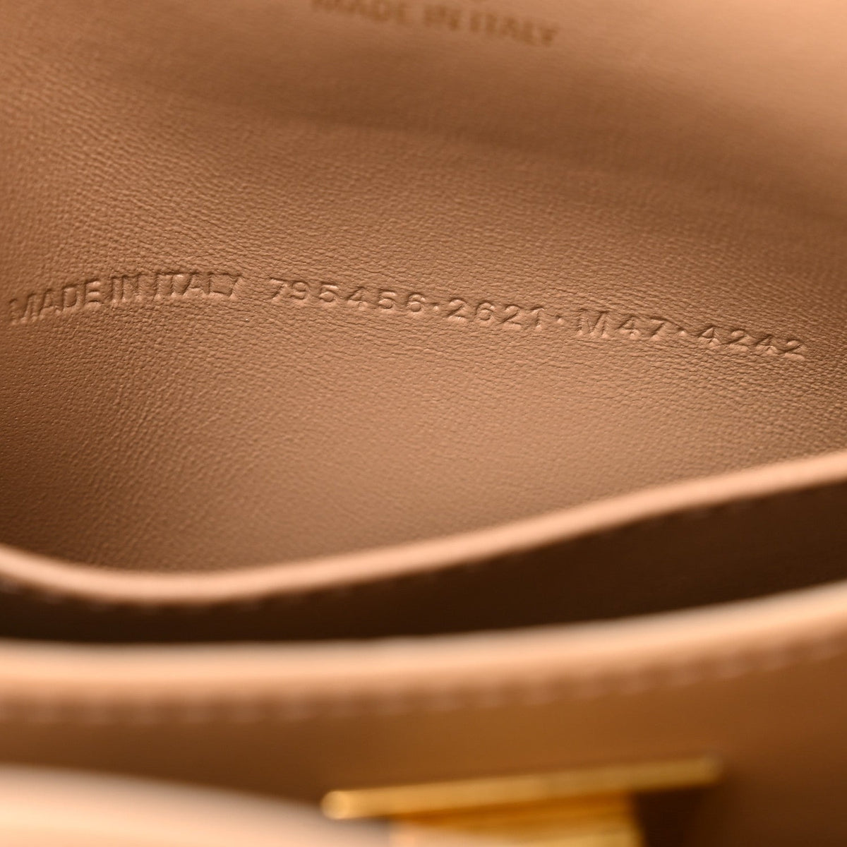 Natural Smooth Calfskin Mini Rodeo Top Handle Handbag Latte