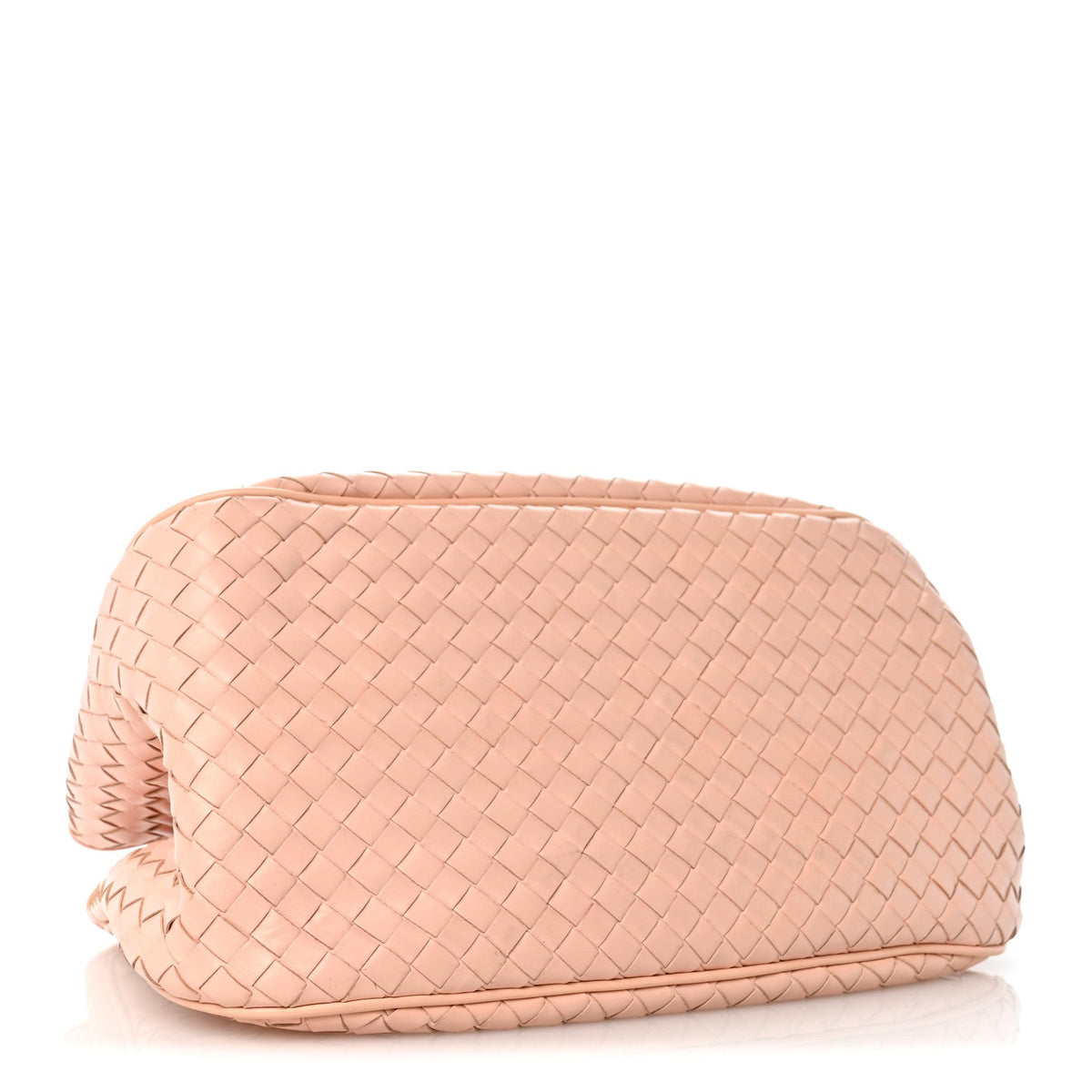 Nappa Intrecciato Woven Tote Flamingo