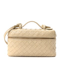 Calfskin Intrecciato Bang Bang Vanity Case Ecru