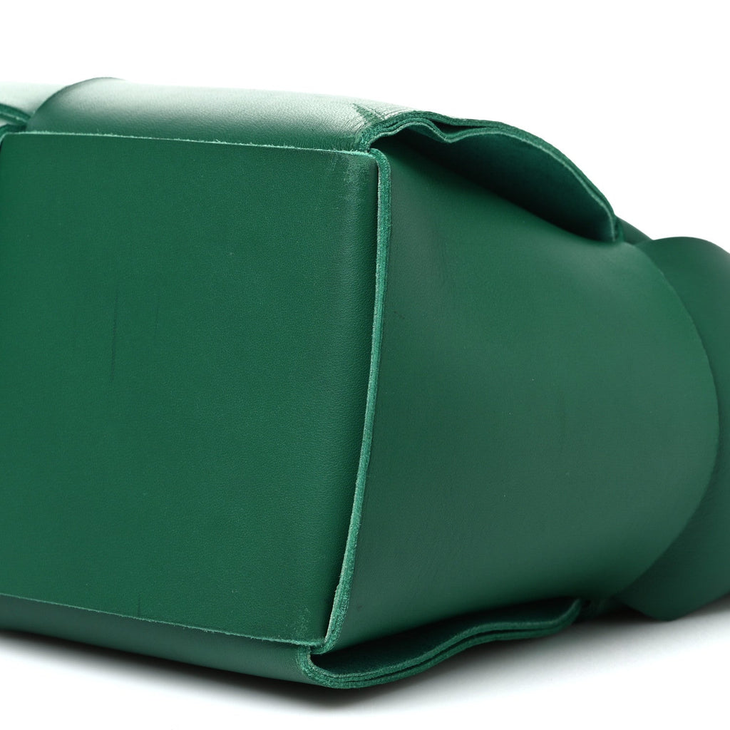 Nappa Maxi Intrecciato Medium Arco Tote Racing Green