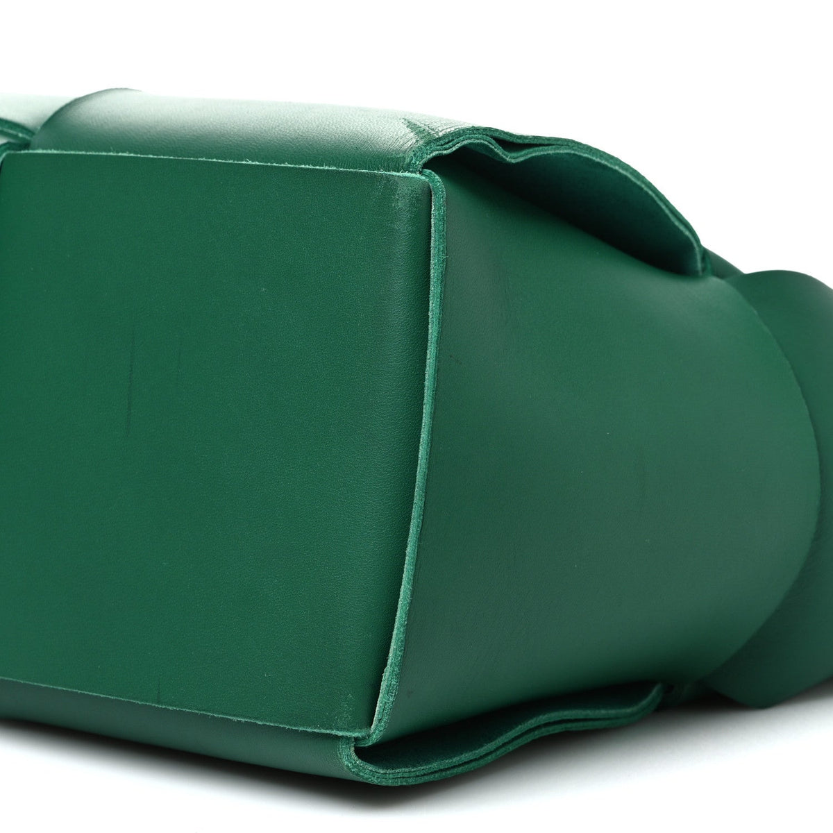 Nappa Maxi Intrecciato Medium Arco Tote Racing Green