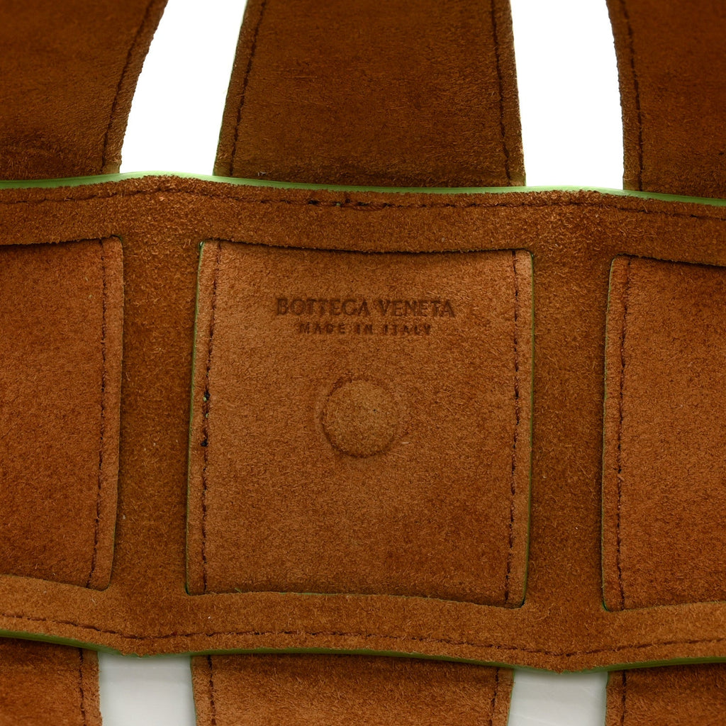French Calfskin Small Shell Pistachio